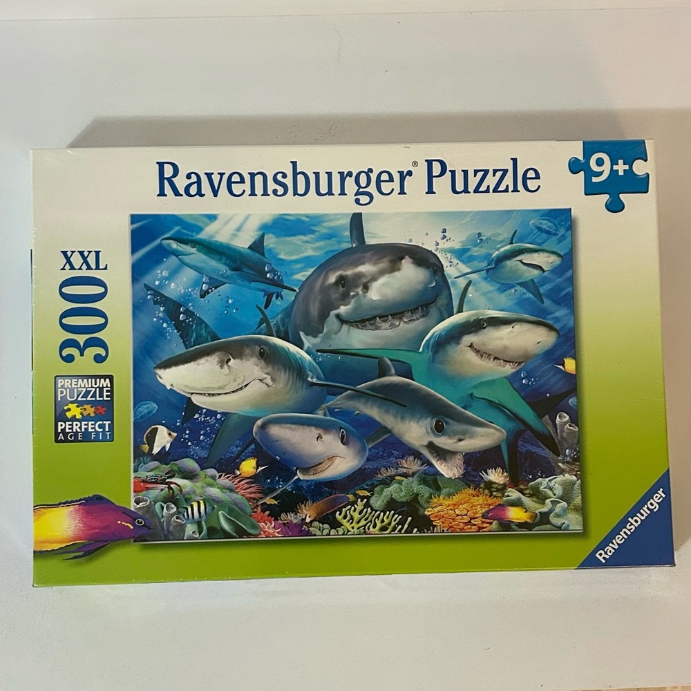 Ravensburger Shark Reef Puzzle 300 Piece- New Sealed